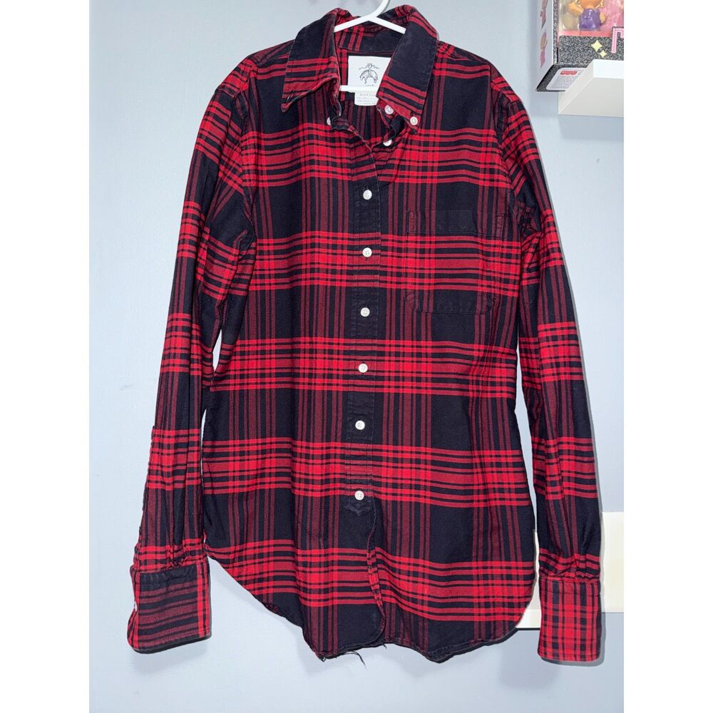 Brooks Brothers x Thom Browne Black Fleece Red & Black Flannel | Size BB1/Small